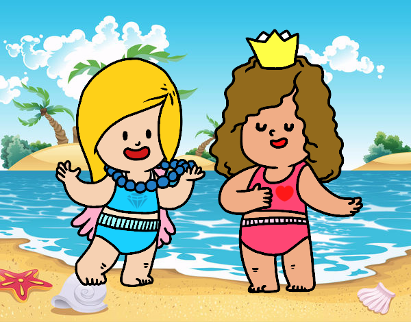 Las niñas de la playa