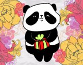 Panda con regalo