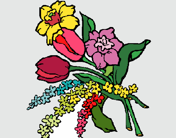 Dibujo Ramo de flores pintado por nirvanna