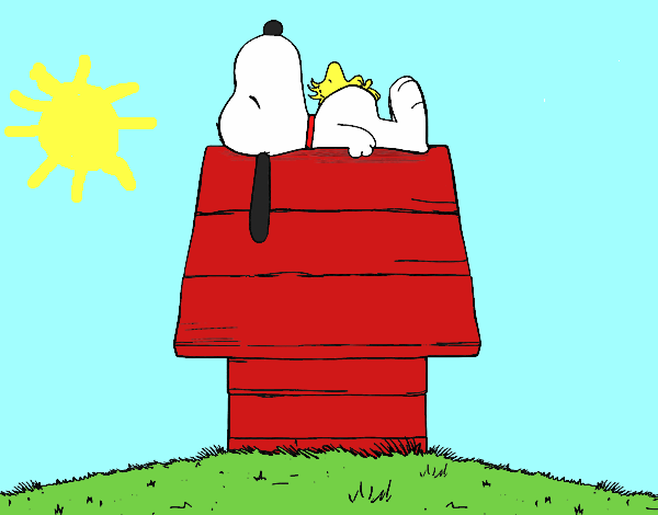 Snoopy durmiendo