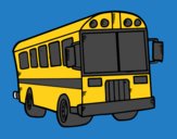 Dibujo Autobús del colegio pintado por linda423
