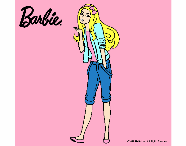 Barbie con look casual