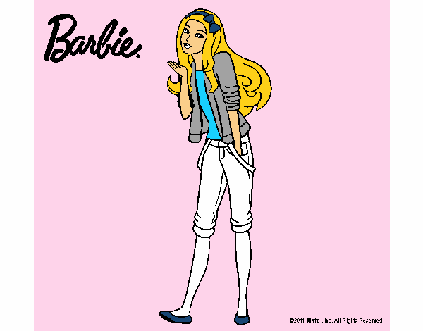 Barbie con look casual