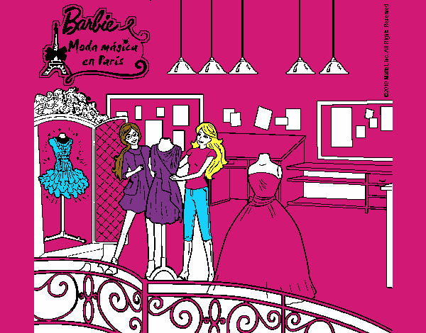 Barbie en la tienda