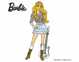 Dibujo Barbie rockera pintado por sofilunik