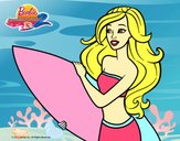 Barbie va a surfear