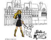 Dibujo Barbie y su perrita pintado por sofilunik