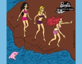 Barbie y sus amigas en la playa