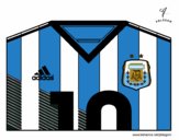 Camiseta del mundial de fútbol 2014 de Argentina