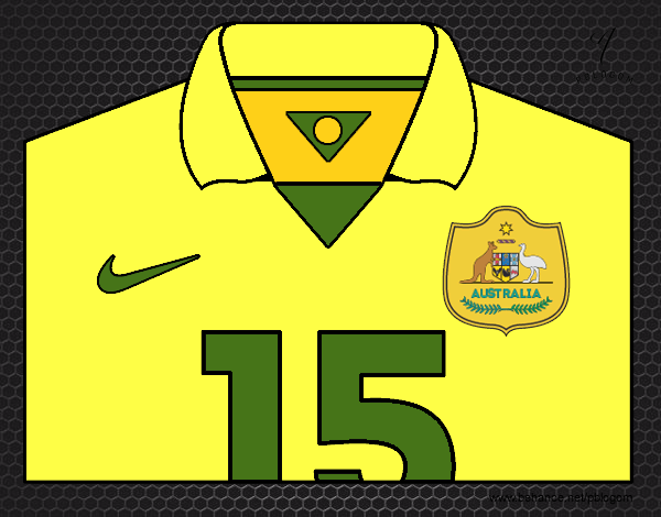 Camiseta del mundial de fútbol 2014 de Australia