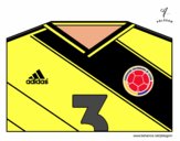 Camiseta del mundial de fútbol 2014 de Colombia