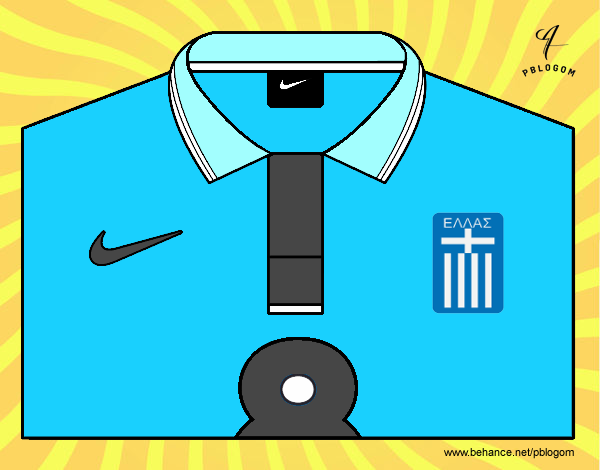 Camiseta del mundial de fútbol 2014 de Grecia