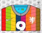 Camiseta del mundial de fútbol 2014 de Holanda