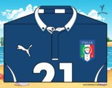 Camiseta del mundial de fútbol 2014 de Italia