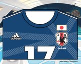 Camiseta del mundial de fútbol 2014 de Japón