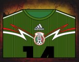 Camiseta del mundial de fútbol 2014 de México