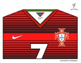 Camiseta del mundial de fútbol 2014 de Portugal