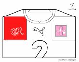 Camiseta del mundial de fútbol 2014 de Suiza