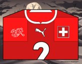 Camiseta del mundial de fútbol 2014 de Suiza