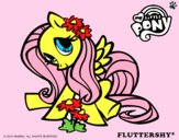 Dibujo Fluttershy pintado por toychica1