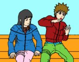 Hinata y Naruto