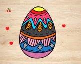 Dibujo Huevo de Pascua con Rombos pintado por NeruPatata