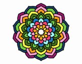 Dibujo Mandala pétalos de flor pintado por RoseIlusen