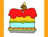 Pastel de cumpleaños