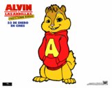 Dibujo Alvin de Alvin y las Ardillas pintado por toychica1