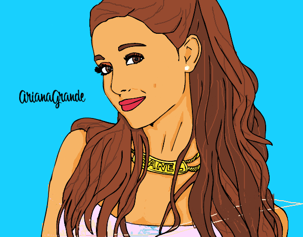 Ariana Grande con collar