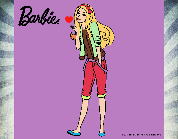 Barbie con look casual