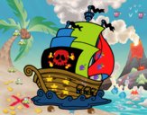 Barco de piratas