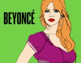 Dibujo Beyoncé B-Day pintado por esmerlyn