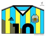 Camiseta del mundial de fútbol 2014 de Argentina