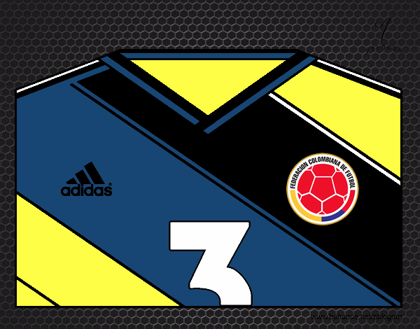 Camiseta del mundial de fútbol 2014 de Colombia