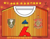 Camiseta del mundial de fútbol 2014 de España