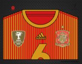 Camiseta del mundial de fútbol 2014 de España