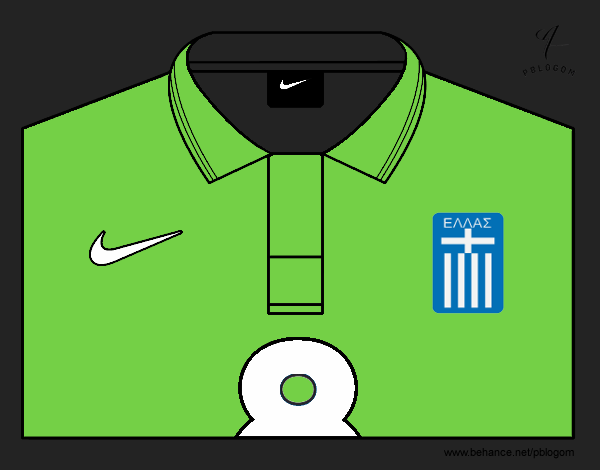 Camiseta del mundial de fútbol 2014 de Grecia