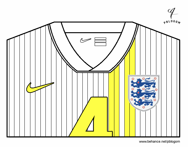 Camiseta del mundial de fútbol 2014 de Inglaterra