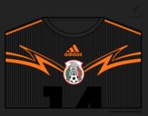 Camiseta del mundial de fútbol 2014 de México