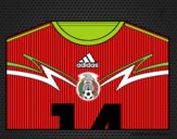 Camiseta del mundial de fútbol 2014 de México