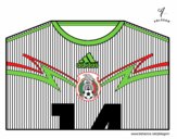 Camiseta del mundial de fútbol 2014 de México