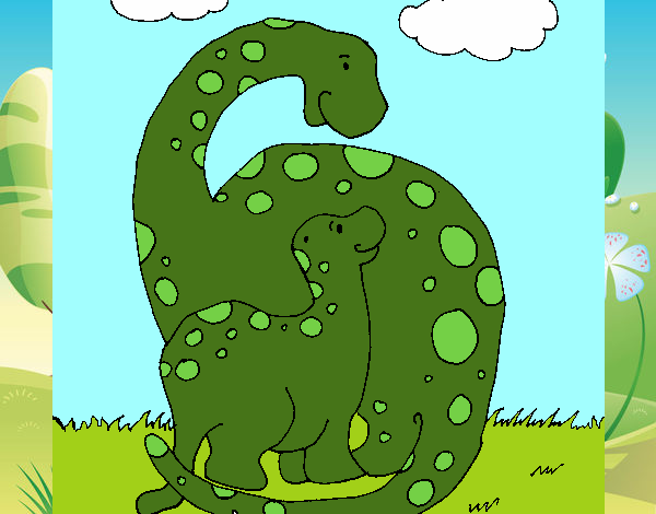 Dibujo de Dinosaurios pintado por en Dibujos.net el día 31-03-16 a las