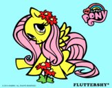 Dibujo Fluttershy pintado por toychica1