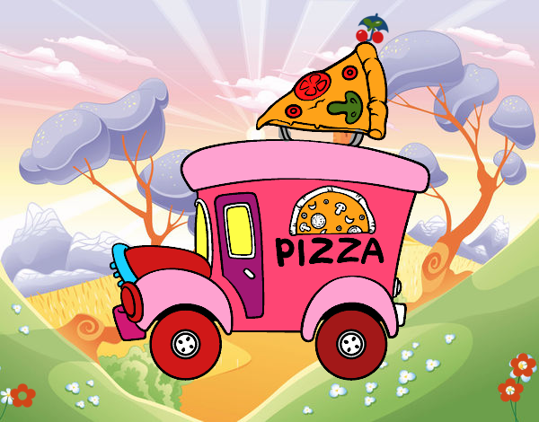 Food truck de pizza