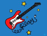 Guitarra y estrellas