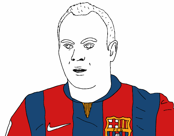 Iniesta del Barça