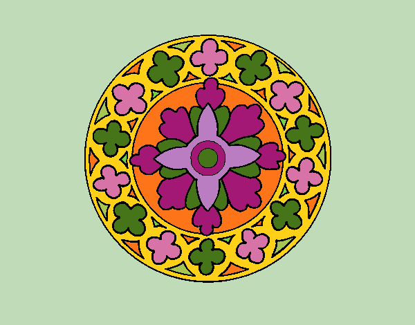 Dibujo Mandala 21 pintado por nirvanna