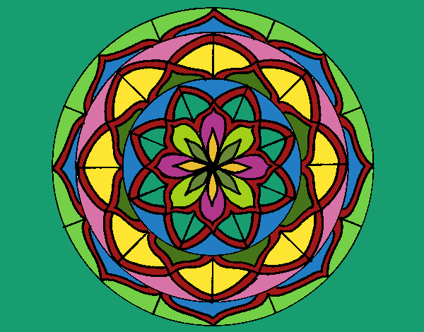 Dibujo Mandala 6 pintado por nirvanna