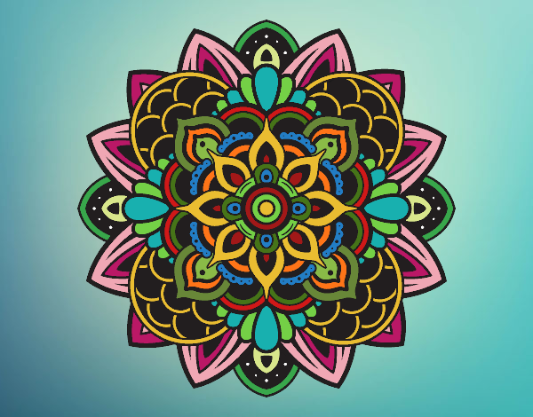 Dibujo Mandala decorativa pintado por nirvanna